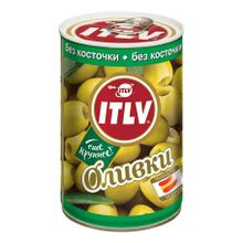 Оливки ITLV зеленые без косточки 314 мл