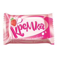 Конфеты карамель Кремка со вкусом клубники и сливок