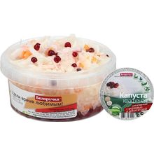 Капуста Белоручка квашеная с морковью и дикой ягодой 500 г
