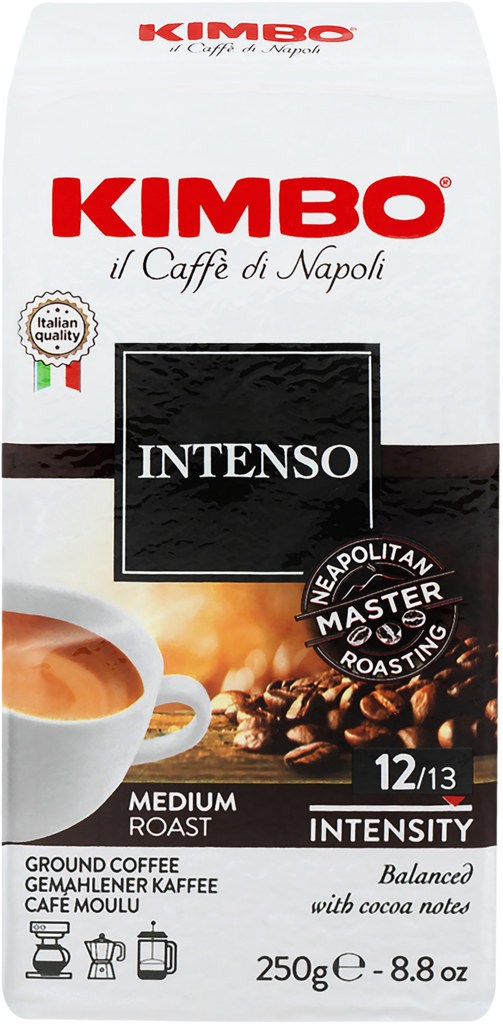 Кофе молотый KIMBO Aroma Intenso натуральный, 250г (Италия, 250 г)