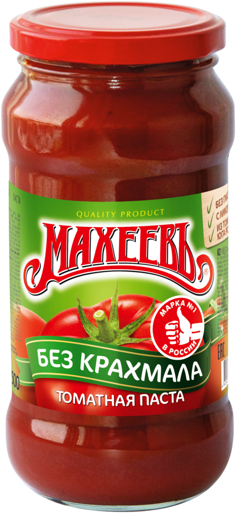 Паста томатная МАХЕЕВЪ домашняя ст. 471862 (Россия, 500 г)