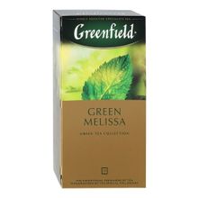 Чай Greenfield Green Melissa зеленый в пакетиках 25 шт х 1,5 г