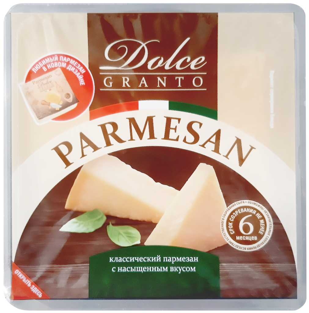 Сыр DOLCE Пармезан 40%, без змж, 200г (Россия, 200 г)