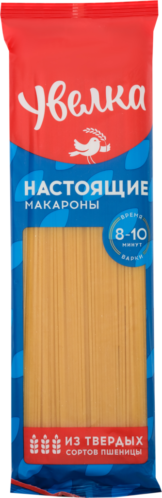 Макароны УВЕЛКА Спагетти, из твердых сортов пшеницы, 450г (Россия, 450 г)