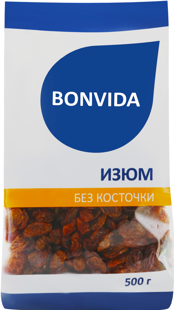 Изюм светлый BONVIDA, 500г (Россия, 500 г)