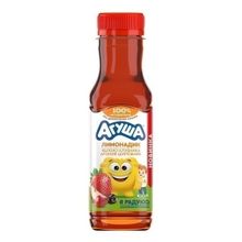 Напиток сокосодержащий Агуша Лимонадик из яблока-клубники-аронии и шиповника с 3 лет 300 мл