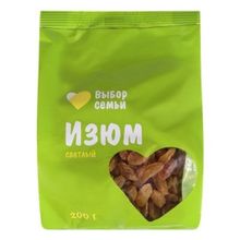 Изюм Выбор Семьи светлый 200 г