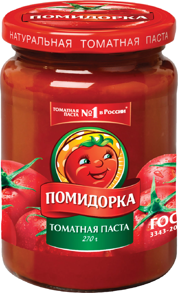 Паста томатная ПОМИДОРКА, 270г (Россия, 270 г)