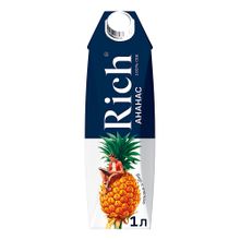 Сок Rich ананасовый восстановленный 1 л