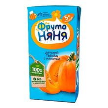 Нектар детский ФрутоНяня тыквенный стерилизованный с мякотью с 5 месяцев 200 мл