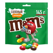 Конфеты драже M&M's Для компании с солёным арахисом и молочным шоколадом 145 г