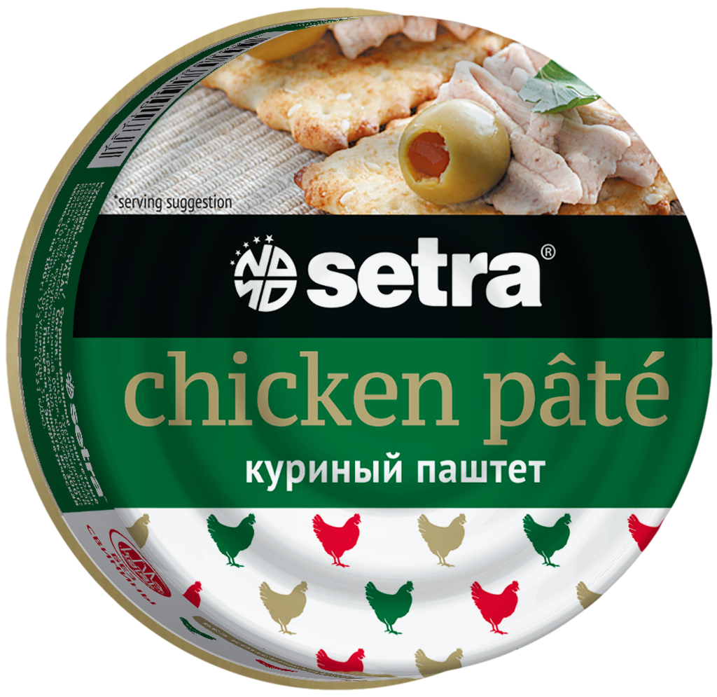 Паштет SETRA из курицы, 100г (Сербия, 100 г)