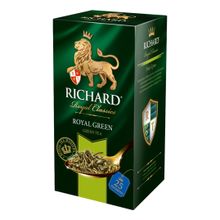 Чай зеленый Richard Royal Green в пакетиках 2 г х 25 шт