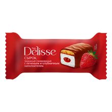 Сырок творожный Delisse клубника-печенье глазированный 26% БЗМЖ 40 г