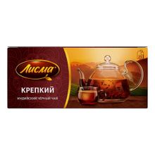 Чай черный Лисма Крепкий в пакетиках 2 г х 25 шт