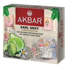 Чай черный Akbar Граф Грей в пакетиках 2 г х 100 шт