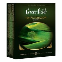 Чай зеленый Greenfield Flying Dragon в пакетиках 100 шт