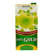 Нектар 100% Gold Классик яблоко осветленный восстановленный 1,93 л