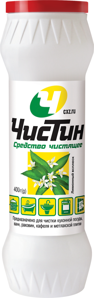 Порошок чистящий ЧИСТИН Лимон, 400г (Россия, 400 г)