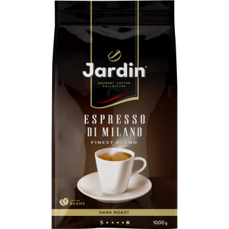 Кофе зерновой JARDIN Espresso di Milano жареный, 1кг (Россия, 1000 г)
