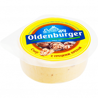 Сыр OLDENBURGER с грецким орехом 50%, без змж, 350г (Россия, 350 г)