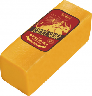 Сыр EXCELSIOR Cheddar Red 45%, без змж, весовой (Россия)