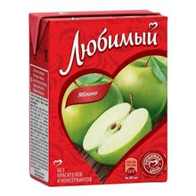 Нектар Любимый яблоко пастеризованный 200 мл