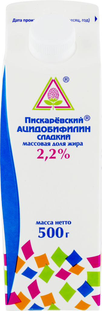 Ацидобифилин МЗ ПИСКАРЕВСКИЙ сладкий 2,2%, без змж, 500г (Россия, 500 г)