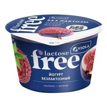 Йогурт Viola Free Малина инжир безлактозный 2,7% без змж 180 г
