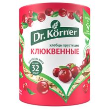 Хлебцы злаковые Dr.Korner Злаковый коктейль клюквенные 100 г