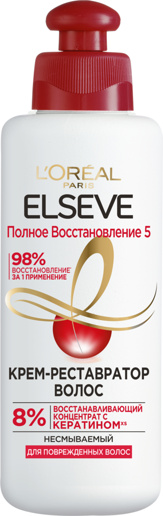 Крем-реставратор для волос ELSEVE Полное восстановление 5, 200мл (Италия, 200 мл)