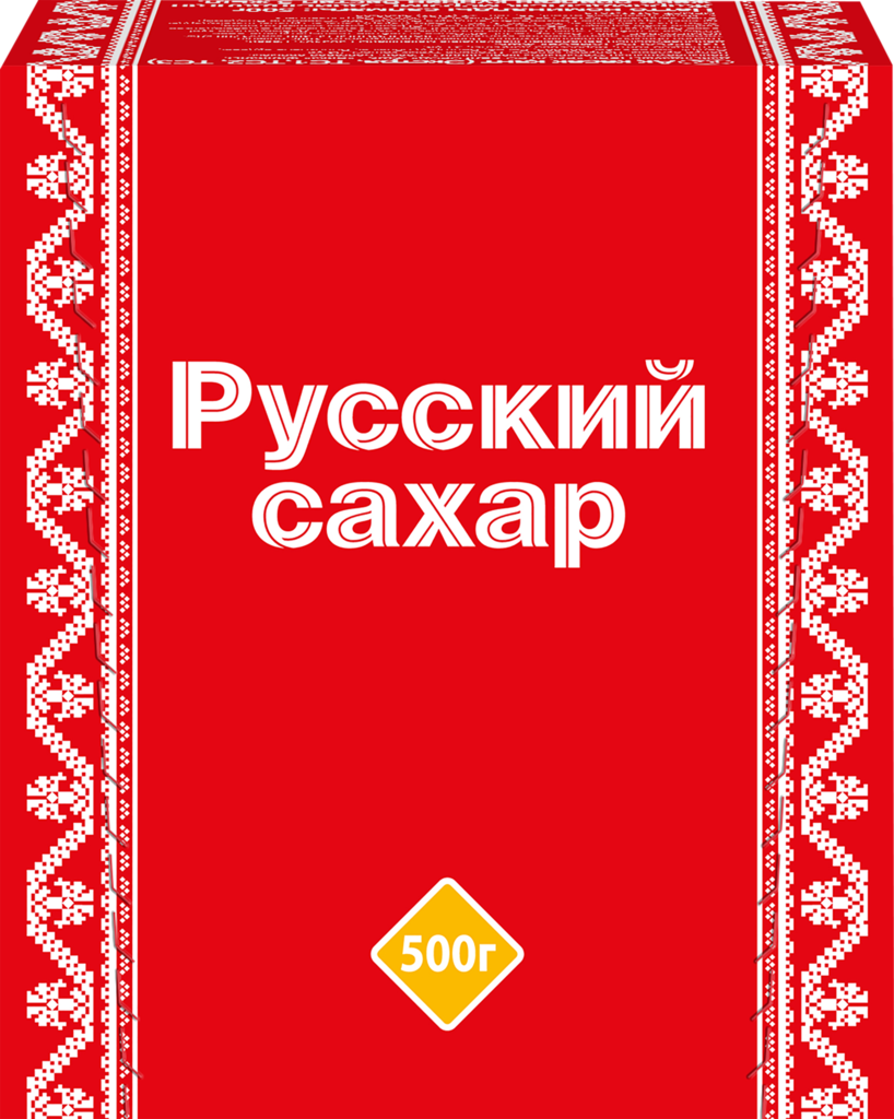 Сахар РУССКИЙ кусковой, 500г (Россия, 500 г)