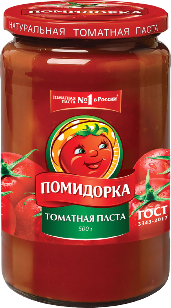 Паста томатная ПОМИДОРКА, 480мл (Россия, 480 мл)