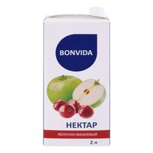 Нектар Bonvida яблочно-вишневый 2 л