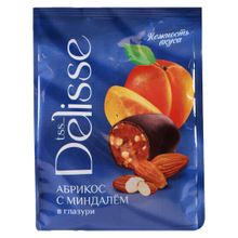 Конфеты глазированные Delisse Абрикос с миндалем 200 г