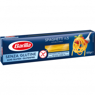 Макароны безглютеновые BARILLA Spaghetti № 5 Gluten Free, 400г (Италия, 400 г)