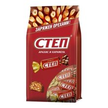 Конфеты глазированные Славянка Золотой степ арахис-карамель 174 г