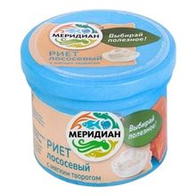 Риет Меридиан из лосося с мягким творогом 100 г