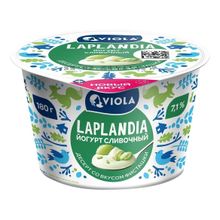 Йогурт Viola Laplandia сливочный десерт со вкусом фисташки 7,1% БЗМЖ 180 г